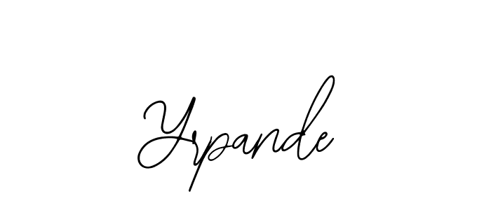 Use a signature maker to create a handwritten signature online. With this signature software, you can design (Bearetta-2O07w) your own signature for name Yrpande. Yrpande signature style 12 images and pictures png