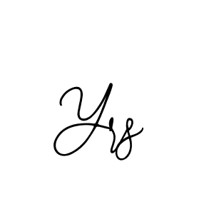 How to make Yrs signature? Bearetta-2O07w is a professional autograph style. Create handwritten signature for Yrs name. Yrs signature style 12 images and pictures png