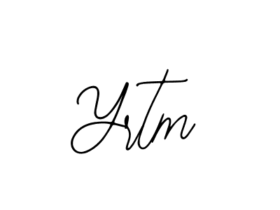 if you are searching for the best signature style for your name Yrtm. so please give up your signature search. here we have designed multiple signature styles  using Bearetta-2O07w. Yrtm signature style 12 images and pictures png