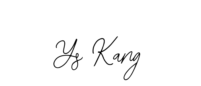 How to make Ys Kang signature? Bearetta-2O07w is a professional autograph style. Create handwritten signature for Ys Kang name. Ys Kang signature style 12 images and pictures png