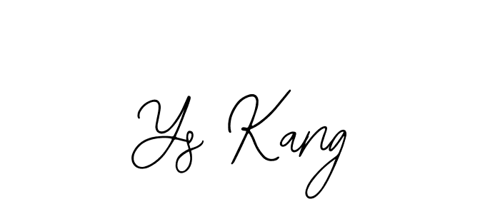 How to make Ys Kang signature? Bearetta-2O07w is a professional autograph style. Create handwritten signature for Ys Kang name. Ys Kang signature style 12 images and pictures png