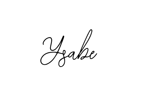 Make a beautiful signature design for name Ysabe. With this signature (Bearetta-2O07w) style, you can create a handwritten signature for free. Ysabe signature style 12 images and pictures png