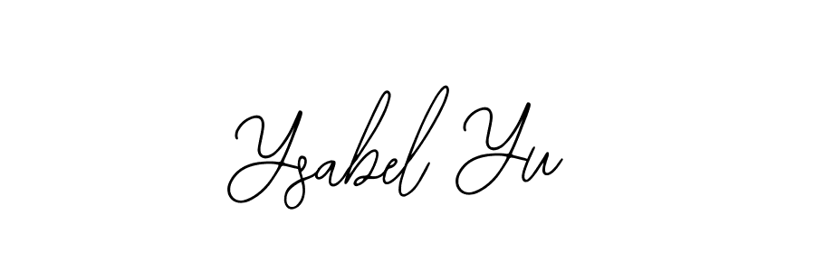 Create a beautiful signature design for name Ysabel Yu. With this signature (Bearetta-2O07w) fonts, you can make a handwritten signature for free. Ysabel Yu signature style 12 images and pictures png