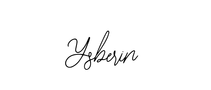 Make a beautiful signature design for name Ysberin. With this signature (Bearetta-2O07w) style, you can create a handwritten signature for free. Ysberin signature style 12 images and pictures png