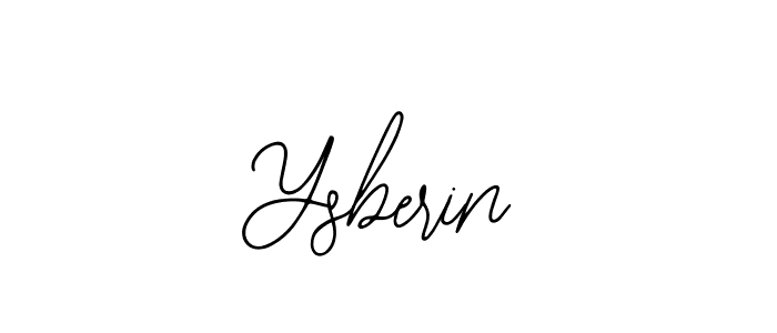 Make a beautiful signature design for name Ysberin. With this signature (Bearetta-2O07w) style, you can create a handwritten signature for free. Ysberin signature style 12 images and pictures png