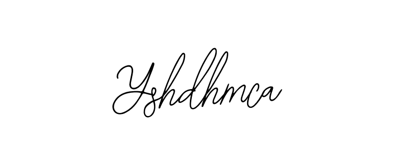 Make a beautiful signature design for name Yshdhmca. Use this online signature maker to create a handwritten signature for free. Yshdhmca signature style 12 images and pictures png