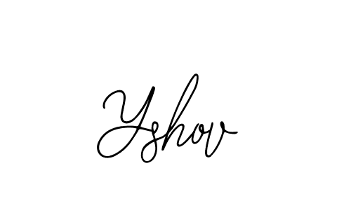 Yshov stylish signature style. Best Handwritten Sign (Bearetta-2O07w) for my name. Handwritten Signature Collection Ideas for my name Yshov. Yshov signature style 12 images and pictures png