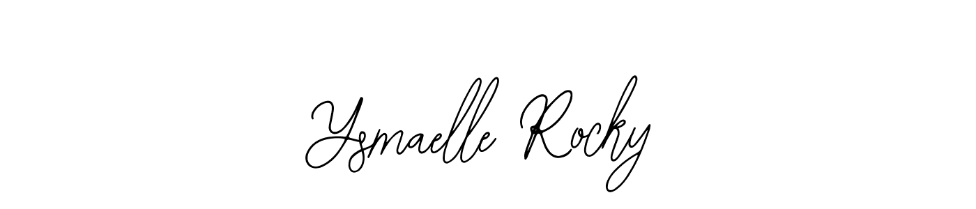 Also You can easily find your signature by using the search form. We will create Ysmaelle Rocky name handwritten signature images for you free of cost using Bearetta-2O07w sign style. Ysmaelle Rocky signature style 12 images and pictures png