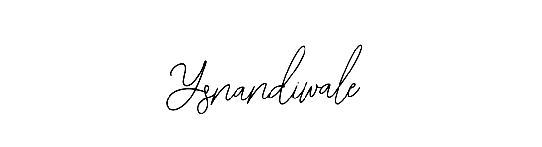 How to Draw Ysnandiwale signature style? Bearetta-2O07w is a latest design signature styles for name Ysnandiwale. Ysnandiwale signature style 12 images and pictures png