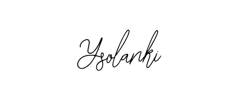 Create a beautiful signature design for name Ysolanki. With this signature (Bearetta-2O07w) fonts, you can make a handwritten signature for free. Ysolanki signature style 12 images and pictures png