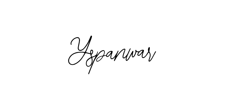 You should practise on your own different ways (Bearetta-2O07w) to write your name (Yspanwar) in signature. don't let someone else do it for you. Yspanwar signature style 12 images and pictures png