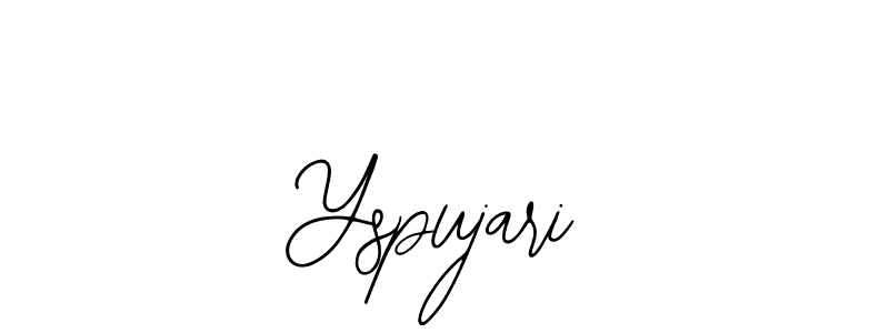 Use a signature maker to create a handwritten signature online. With this signature software, you can design (Bearetta-2O07w) your own signature for name Yspujari. Yspujari signature style 12 images and pictures png