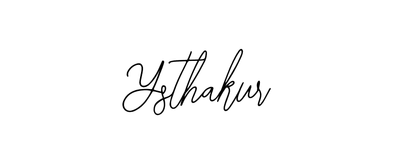 Ysthakur stylish signature style. Best Handwritten Sign (Bearetta-2O07w) for my name. Handwritten Signature Collection Ideas for my name Ysthakur. Ysthakur signature style 12 images and pictures png