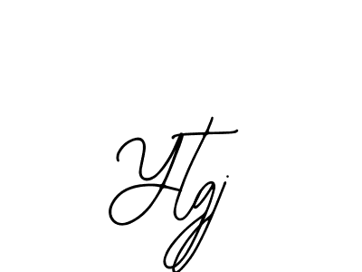 Design your own signature with our free online signature maker. With this signature software, you can create a handwritten (Bearetta-2O07w) signature for name Ytgj. Ytgj signature style 12 images and pictures png