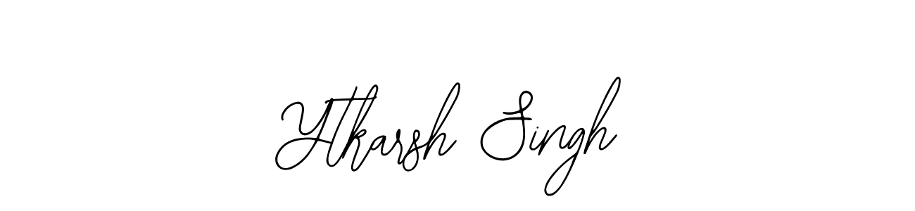The best way (Bearetta-2O07w) to make a short signature is to pick only two or three words in your name. The name Ytkarsh Singh include a total of six letters. For converting this name. Ytkarsh Singh signature style 12 images and pictures png