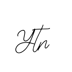 How to make Ytn signature? Bearetta-2O07w is a professional autograph style. Create handwritten signature for Ytn name. Ytn signature style 12 images and pictures png