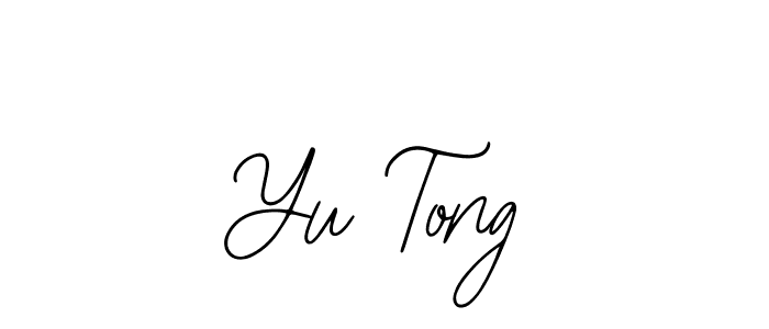 Similarly Bearetta-2O07w is the best handwritten signature design. Signature creator online .You can use it as an online autograph creator for name Yu Tong. Yu Tong signature style 12 images and pictures png