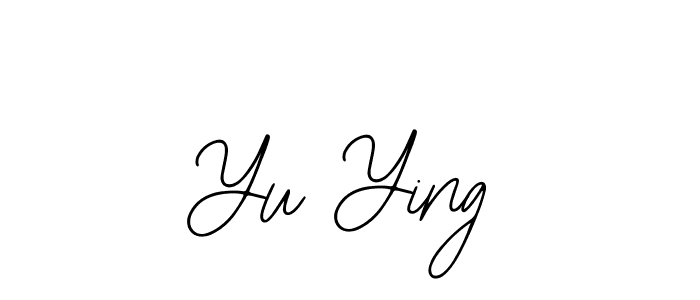 Use a signature maker to create a handwritten signature online. With this signature software, you can design (Bearetta-2O07w) your own signature for name Yu Ying. Yu Ying signature style 12 images and pictures png