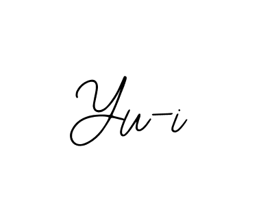 It looks lik you need a new signature style for name Yu-i. Design unique handwritten (Bearetta-2O07w) signature with our free signature maker in just a few clicks. Yu-i signature style 12 images and pictures png