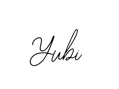 Make a beautiful signature design for name Yubi. With this signature (Bearetta-2O07w) style, you can create a handwritten signature for free. Yubi signature style 12 images and pictures png