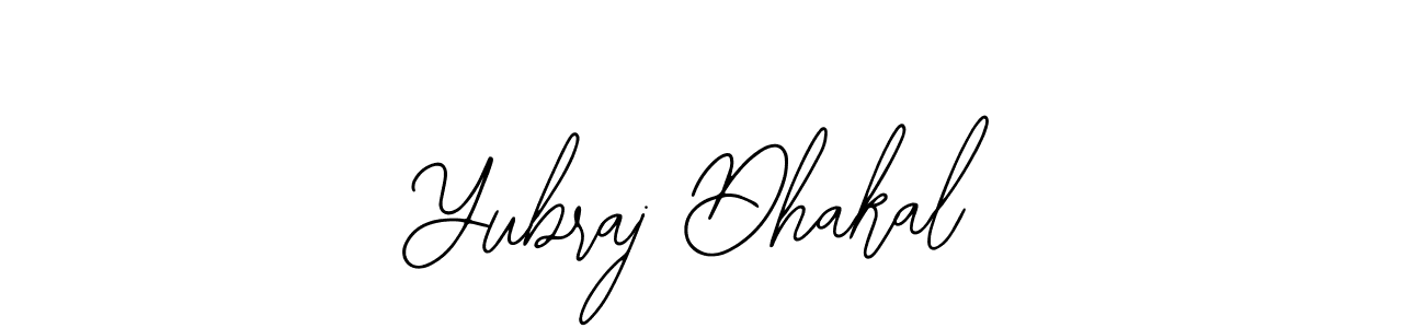 How to make Yubraj Dhakal name signature. Use Bearetta-2O07w style for creating short signs online. This is the latest handwritten sign. Yubraj Dhakal signature style 12 images and pictures png