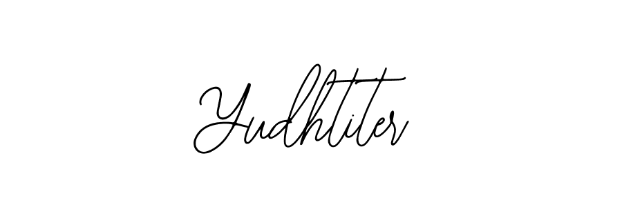 The best way (Bearetta-2O07w) to make a short signature is to pick only two or three words in your name. The name Yudhtiter include a total of six letters. For converting this name. Yudhtiter signature style 12 images and pictures png