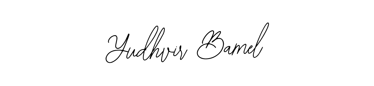 How to Draw Yudhvir Bamel signature style? Bearetta-2O07w is a latest design signature styles for name Yudhvir Bamel. Yudhvir Bamel signature style 12 images and pictures png