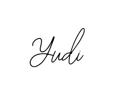 if you are searching for the best signature style for your name Yudi. so please give up your signature search. here we have designed multiple signature styles  using Bearetta-2O07w. Yudi signature style 12 images and pictures png