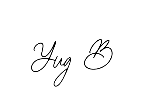 How to make Yug B signature? Bearetta-2O07w is a professional autograph style. Create handwritten signature for Yug B name. Yug B signature style 12 images and pictures png