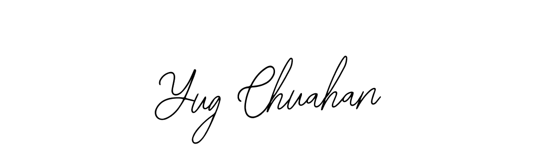 Use a signature maker to create a handwritten signature online. With this signature software, you can design (Bearetta-2O07w) your own signature for name Yug Chuahan. Yug Chuahan signature style 12 images and pictures png