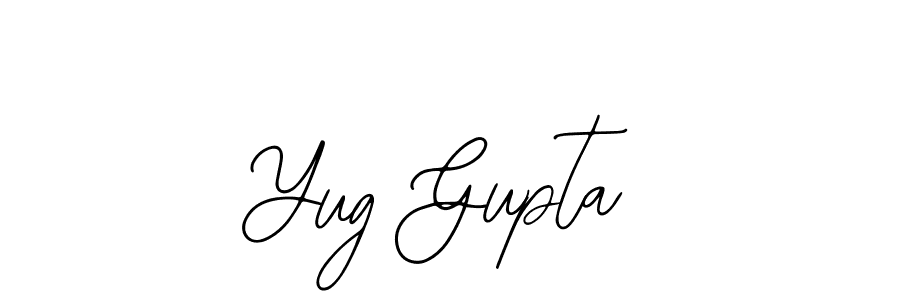 Check out images of Autograph of Yug Gupta name. Actor Yug Gupta Signature Style. Bearetta-2O07w is a professional sign style online. Yug Gupta signature style 12 images and pictures png