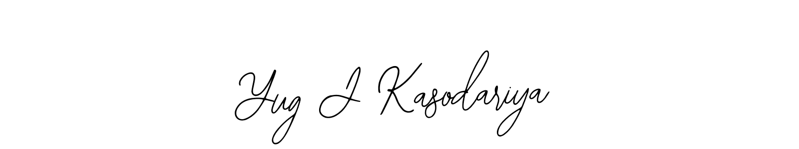 Yug J Kasodariya stylish signature style. Best Handwritten Sign (Bearetta-2O07w) for my name. Handwritten Signature Collection Ideas for my name Yug J Kasodariya. Yug J Kasodariya signature style 12 images and pictures png