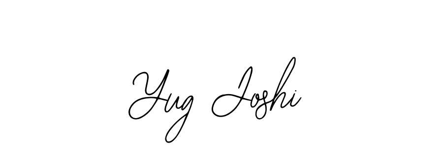 Make a beautiful signature design for name Yug Joshi. Use this online signature maker to create a handwritten signature for free. Yug Joshi signature style 12 images and pictures png