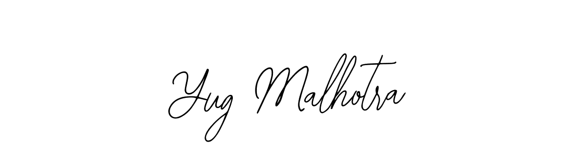 Use a signature maker to create a handwritten signature online. With this signature software, you can design (Bearetta-2O07w) your own signature for name Yug Malhotra. Yug Malhotra signature style 12 images and pictures png