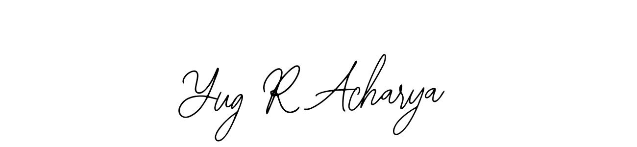 Use a signature maker to create a handwritten signature online. With this signature software, you can design (Bearetta-2O07w) your own signature for name Yug R Acharya. Yug R Acharya signature style 12 images and pictures png