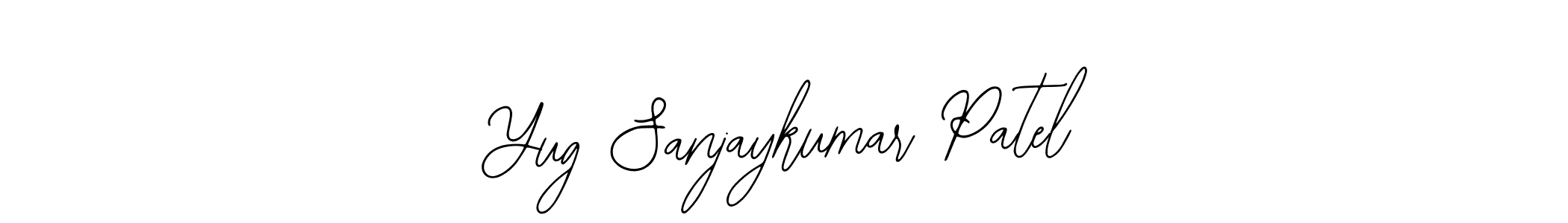 How to make Yug Sanjaykumar Patel name signature. Use Bearetta-2O07w style for creating short signs online. This is the latest handwritten sign. Yug Sanjaykumar Patel signature style 12 images and pictures png
