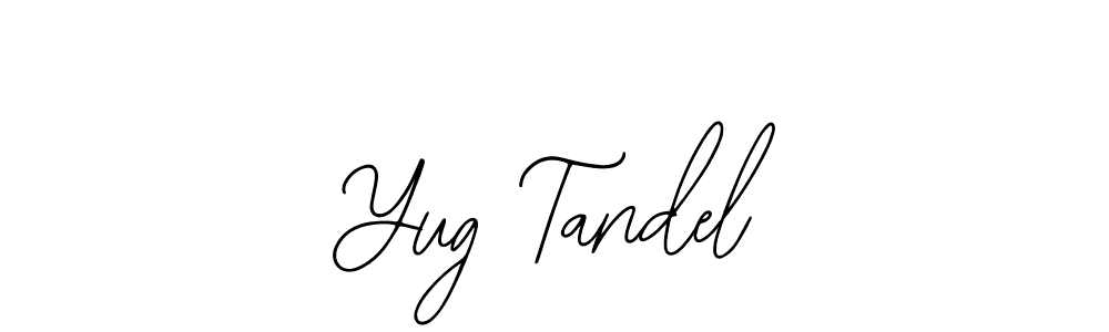 Check out images of Autograph of Yug Tandel name. Actor Yug Tandel Signature Style. Bearetta-2O07w is a professional sign style online. Yug Tandel signature style 12 images and pictures png