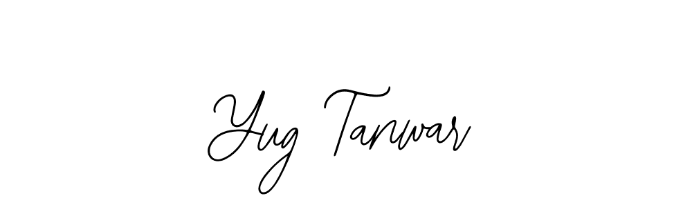 Also You can easily find your signature by using the search form. We will create Yug Tanwar name handwritten signature images for you free of cost using Bearetta-2O07w sign style. Yug Tanwar signature style 12 images and pictures png