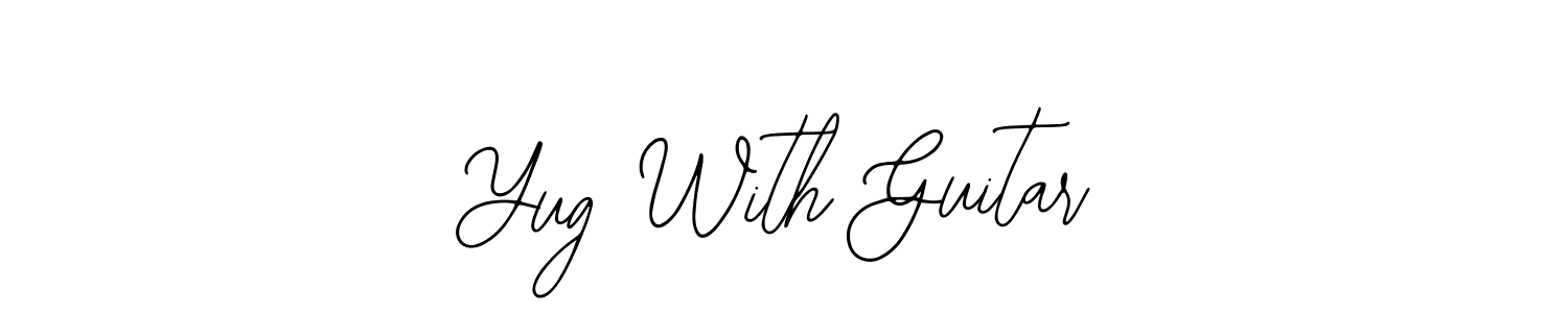 How to make Yug With Guitar signature? Bearetta-2O07w is a professional autograph style. Create handwritten signature for Yug With Guitar name. Yug With Guitar signature style 12 images and pictures png