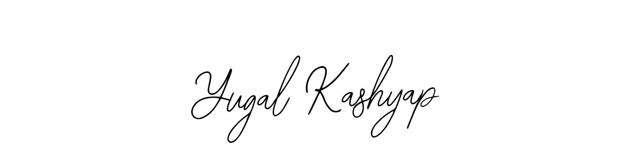 How to make Yugal Kashyap name signature. Use Bearetta-2O07w style for creating short signs online. This is the latest handwritten sign. Yugal Kashyap signature style 12 images and pictures png