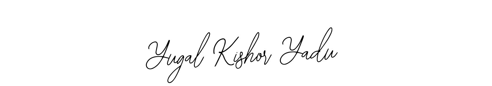 Design your own signature with our free online signature maker. With this signature software, you can create a handwritten (Bearetta-2O07w) signature for name Yugal Kishor Yadu. Yugal Kishor Yadu signature style 12 images and pictures png