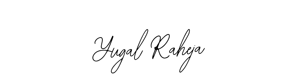 You should practise on your own different ways (Bearetta-2O07w) to write your name (Yugal Raheja) in signature. don't let someone else do it for you. Yugal Raheja signature style 12 images and pictures png