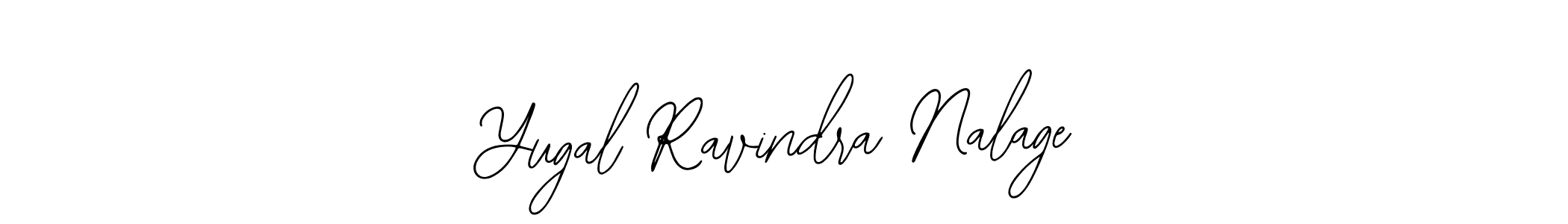 Use a signature maker to create a handwritten signature online. With this signature software, you can design (Bearetta-2O07w) your own signature for name Yugal Ravindra Nalage. Yugal Ravindra Nalage signature style 12 images and pictures png