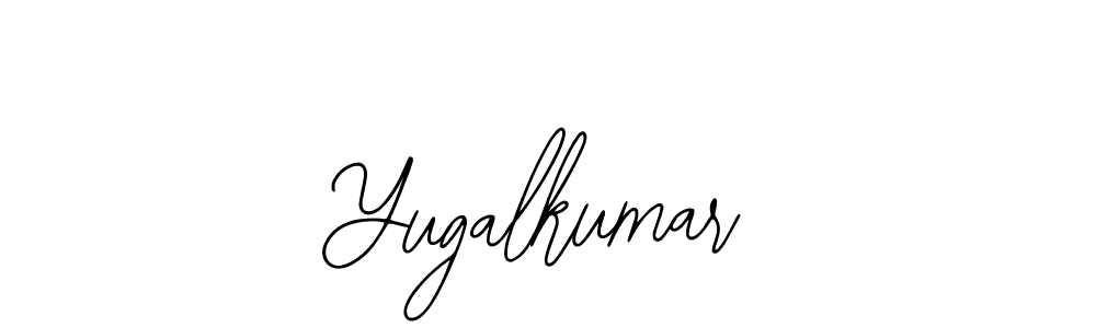 Use a signature maker to create a handwritten signature online. With this signature software, you can design (Bearetta-2O07w) your own signature for name Yugalkumar. Yugalkumar signature style 12 images and pictures png