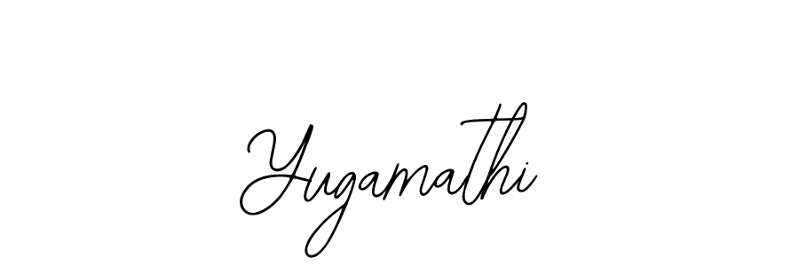 Use a signature maker to create a handwritten signature online. With this signature software, you can design (Bearetta-2O07w) your own signature for name Yugamathi. Yugamathi signature style 12 images and pictures png