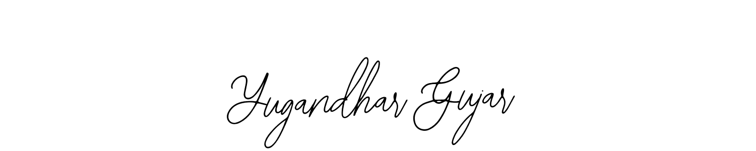 Make a beautiful signature design for name Yugandhar Gujar. With this signature (Bearetta-2O07w) style, you can create a handwritten signature for free. Yugandhar Gujar signature style 12 images and pictures png