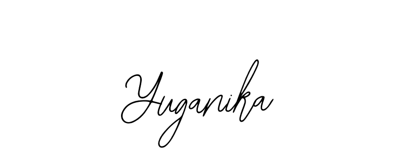 Design your own signature with our free online signature maker. With this signature software, you can create a handwritten (Bearetta-2O07w) signature for name Yuganika. Yuganika signature style 12 images and pictures png