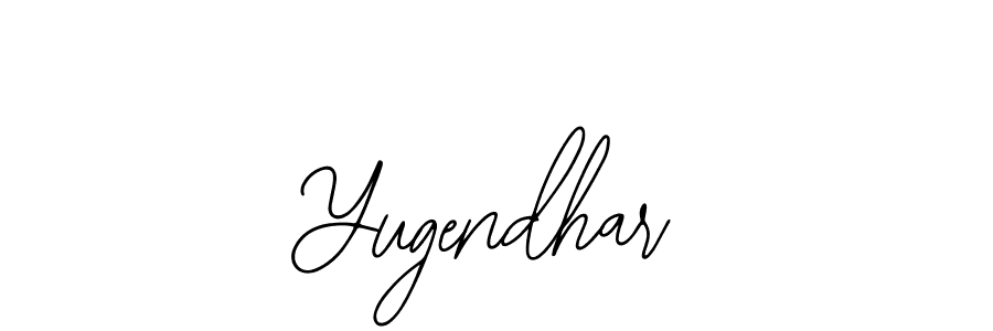 How to make Yugendhar name signature. Use Bearetta-2O07w style for creating short signs online. This is the latest handwritten sign. Yugendhar signature style 12 images and pictures png