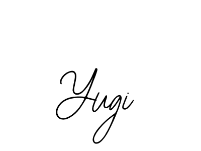 Use a signature maker to create a handwritten signature online. With this signature software, you can design (Bearetta-2O07w) your own signature for name Yugi. Yugi signature style 12 images and pictures png