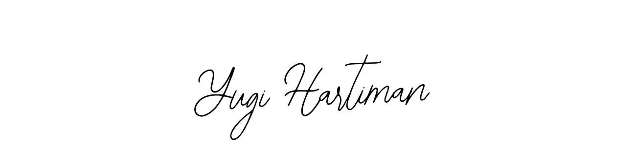 Similarly Bearetta-2O07w is the best handwritten signature design. Signature creator online .You can use it as an online autograph creator for name Yugi Hartiman. Yugi Hartiman signature style 12 images and pictures png